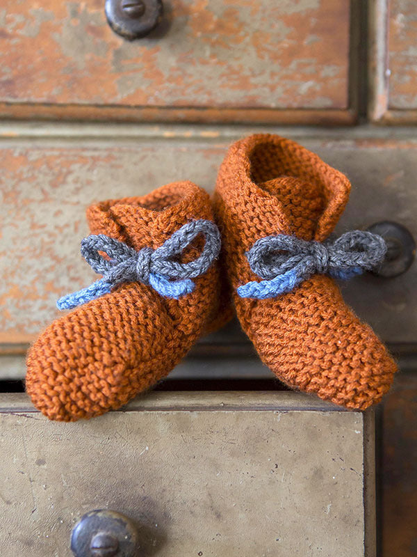 Rerun Booties Knitting Pattern