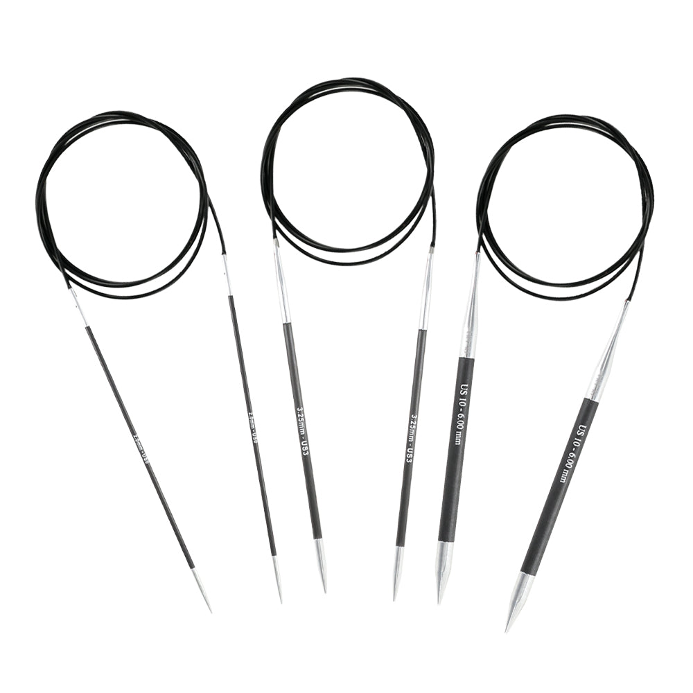 KnitPro Karbonz Fixed Circular Needles 40"