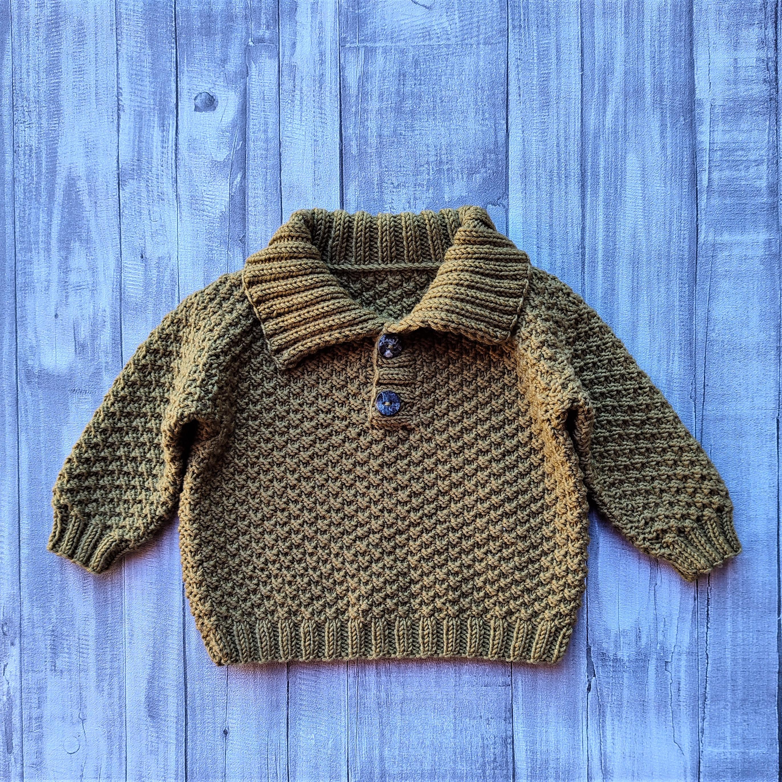 Mossy Baby Sweater | 0-24 months