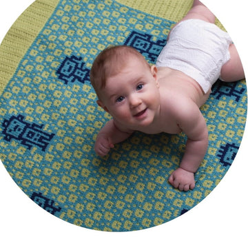 Twist Collective Sprocket Blanket Knitting Pattern