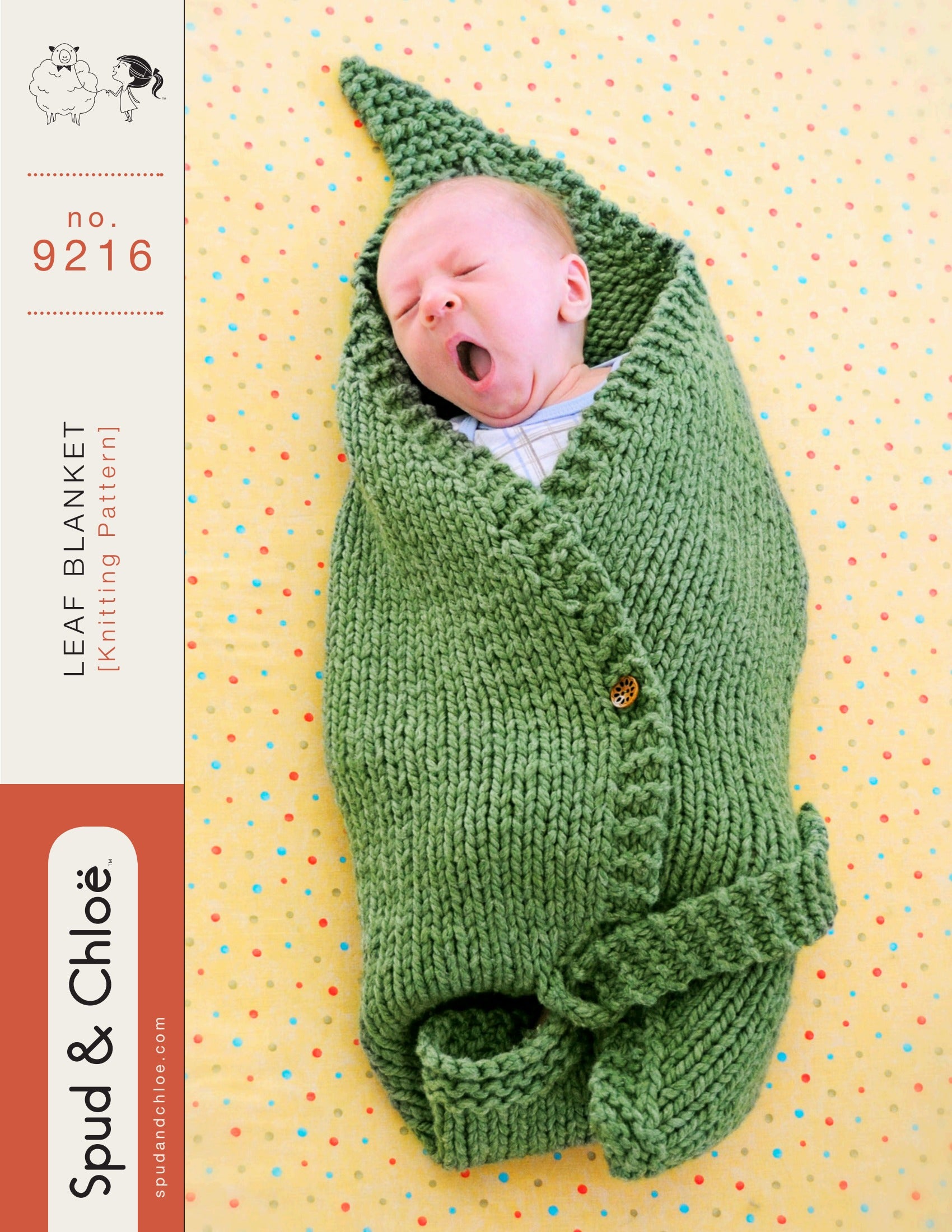 Leaf Blanket Knitting Pattern