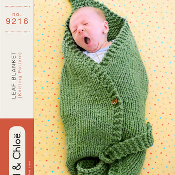 Leaf Blanket Knitting Pattern