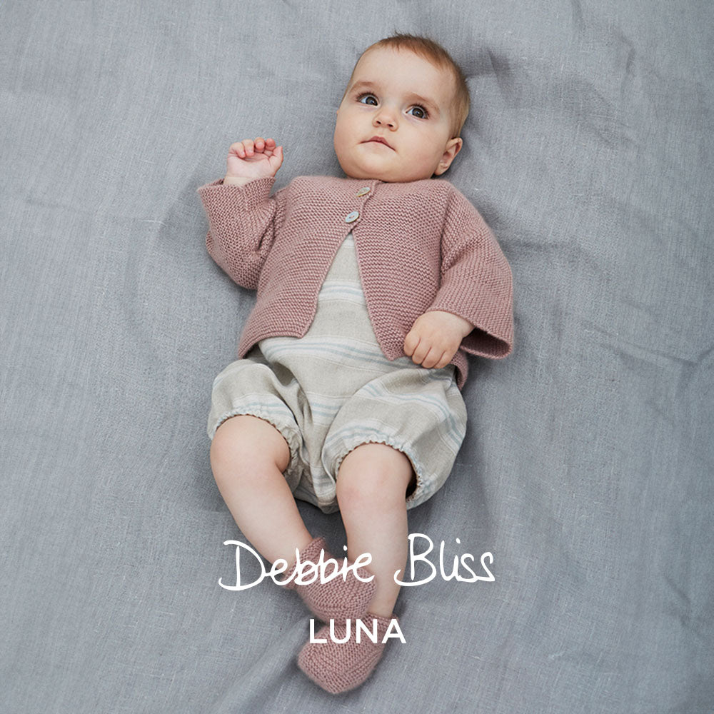Debbie Bliss Carina Jacket & Bootees Knitting Pattern