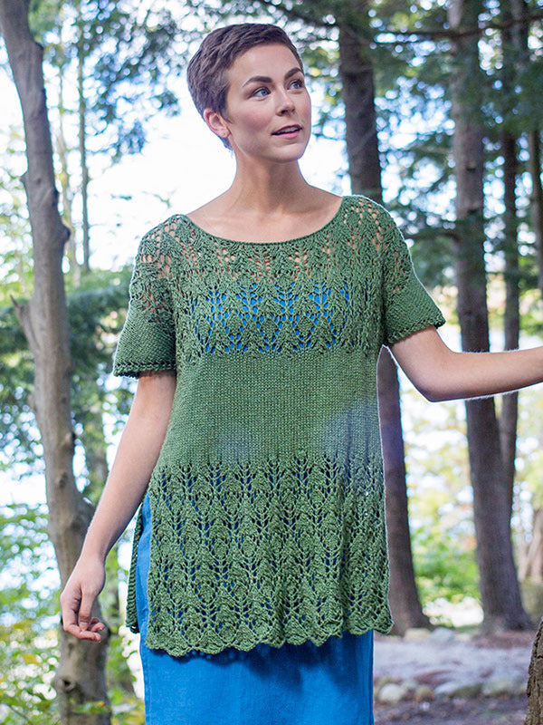 Desert Bloom Tunic Top Knitting Pattern