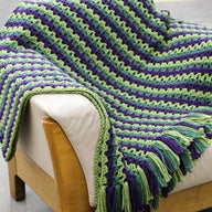 Valley Yarns Berry Bramble Blanket Crochet Pattern