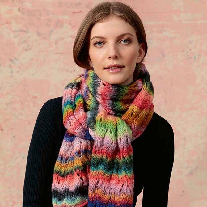 Lang PTO31-01 Scarf Knitting Pattern