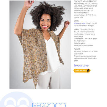 Berroco Carole Cape Knitting Pattern