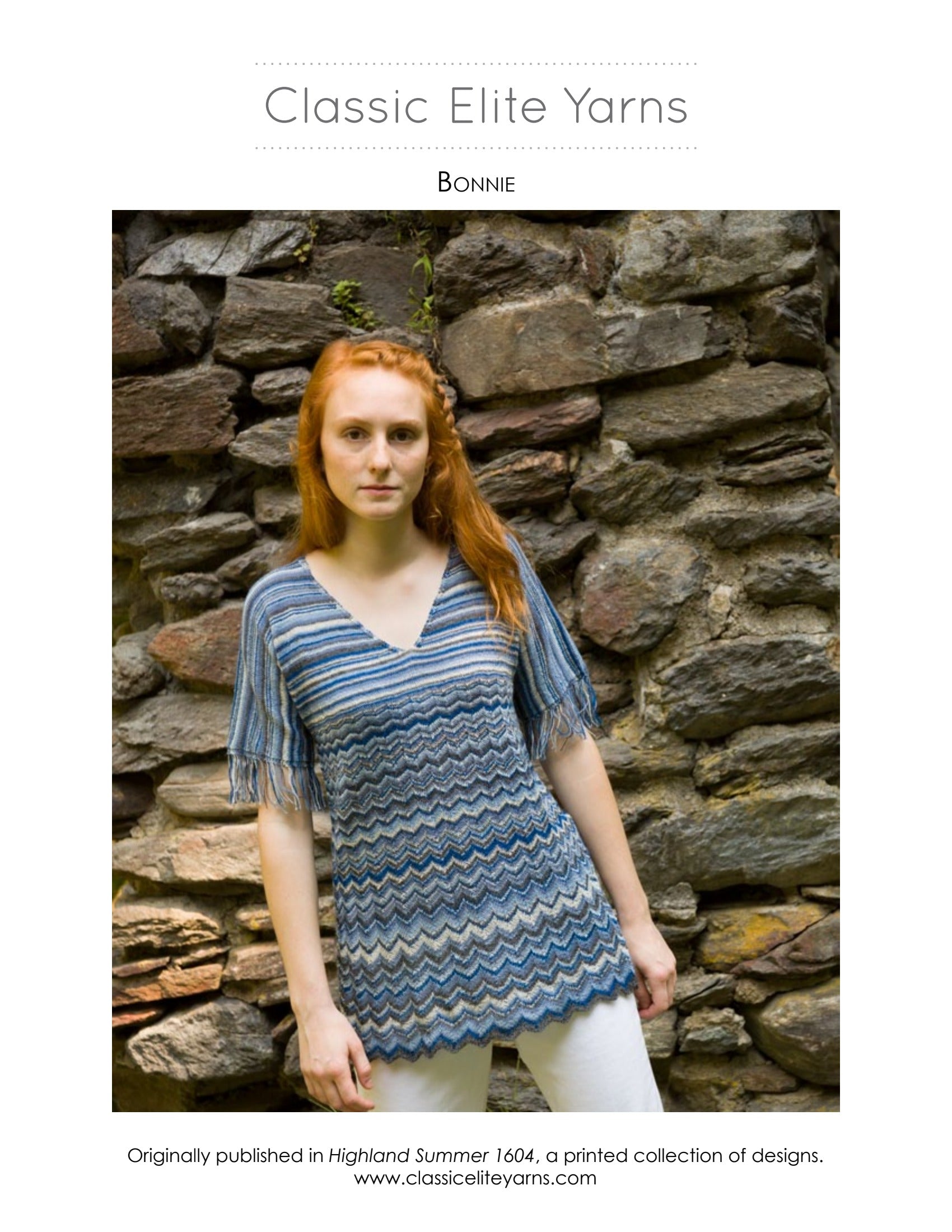 Classic Elite Yarns Bonnie Jumper Knitting Pattern