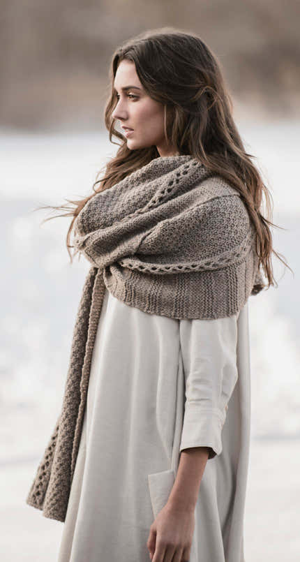 Blue Sky Fibers Endless Wrap Knitting Pattern