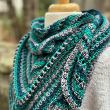 Syncopated Stripes Shawl