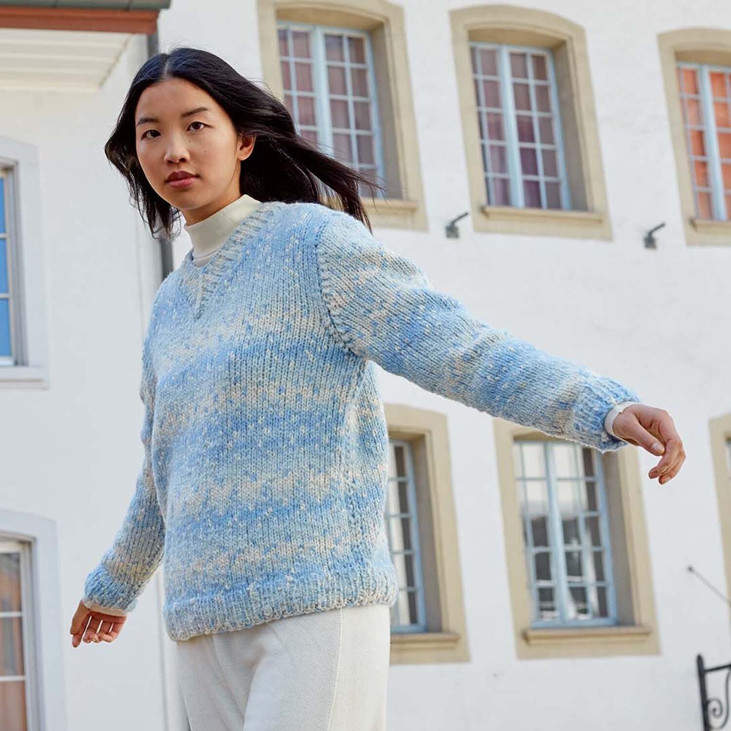 Lang PTO47-03 Sweater Jumper Knitting Pattern