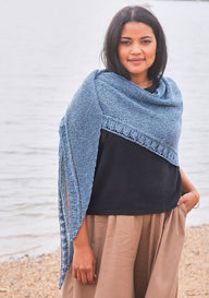 Iris Shawl Wrap Knitting Pattern