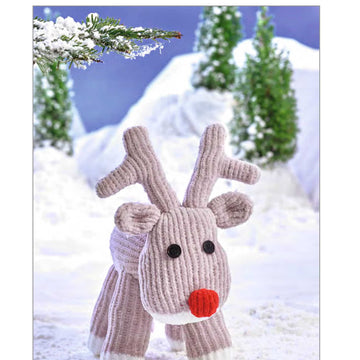 James C. Brett JB Rudolph Toy Knitting Pattern