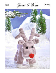 James C. Brett JB Rudolph Toy Knitting Pattern