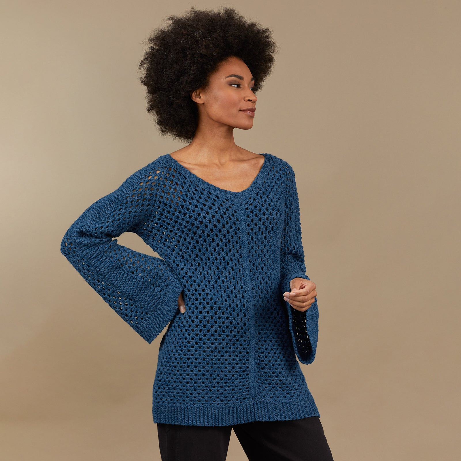 Tahki Yarns Beatty Pullover Crochet Pattern