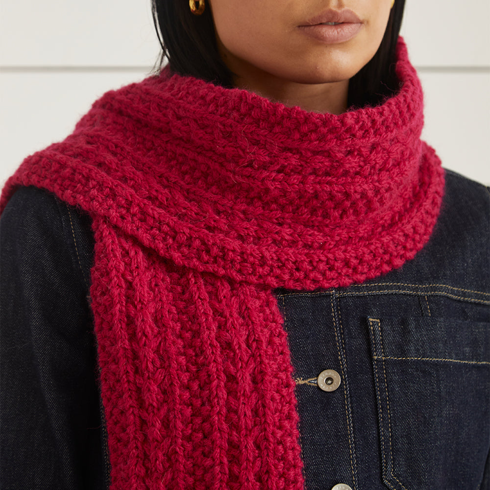 Debbie Bliss Super Chunky Scarf Knitting Pattern