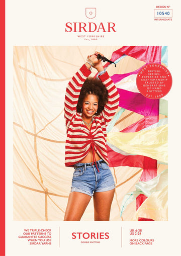 Sirdar Second Stage Sweater Top Knitting Pattern