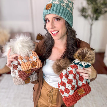 Diamond Granny Stitch Crochet Hat