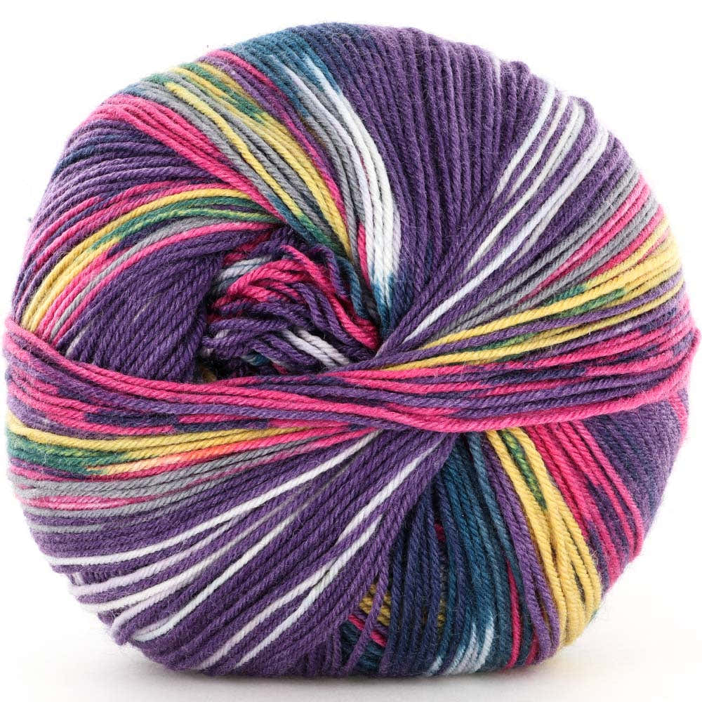 Lana Grossa Meilenweit 100 Seta Fiore Yarn - Merino Wool 4 Ply