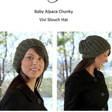 Vivi Slouch Hat Knitting Pattern