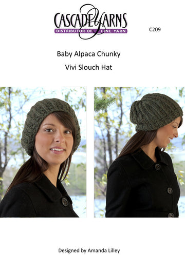 Vivi Slouch in Cascade Baby Alpaca Chunky - C209 - Free PDF