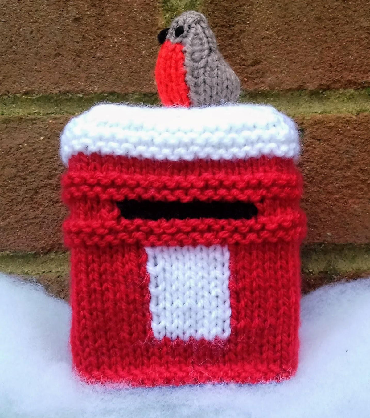 Winter Post Box & Robin - Chocolate Orange Cover