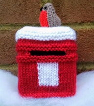 Winter Post Box & Robin - Chocolate Orange Cover