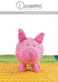 Deramores Farmland Favourites Pig Toy Knitting Pattern