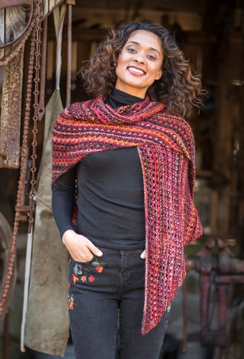 Daiyu Shawl Wrap Knitting Pattern