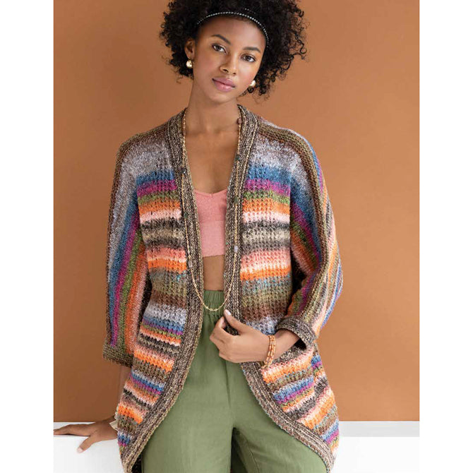 Noro Ocean Sunset Cardi Cardigan Knitting Pattern