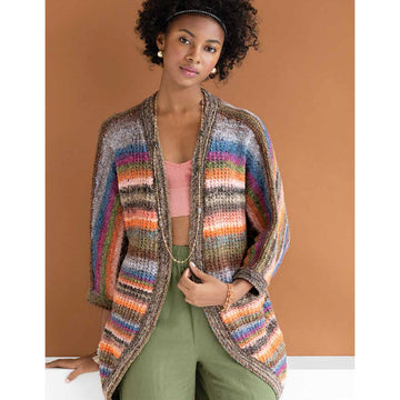 Noro Ocean Sunset Cardi Cardigan Knitting Pattern