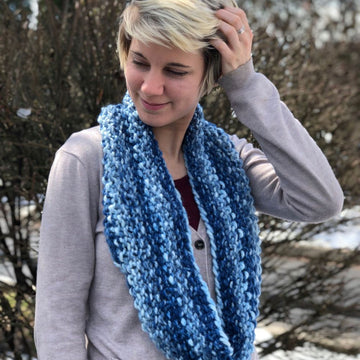 Seed Stitch Cowls Knitting Pattern