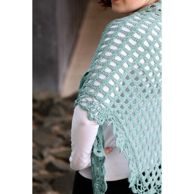 Valley Yarns 40th Anniversary Sermilik Shawl Crochet Pattern