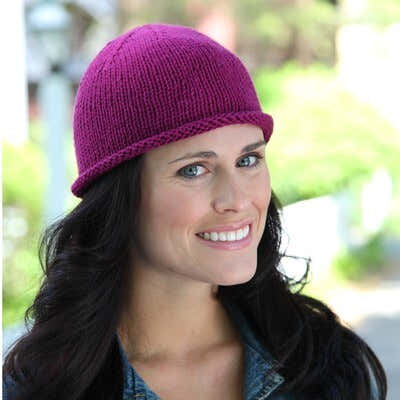 Valley Yarns B Basic Hat from Measurements Knitting Pattern