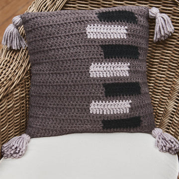 Sliding Doors Throw Pillow Cushion Crochet Pattern