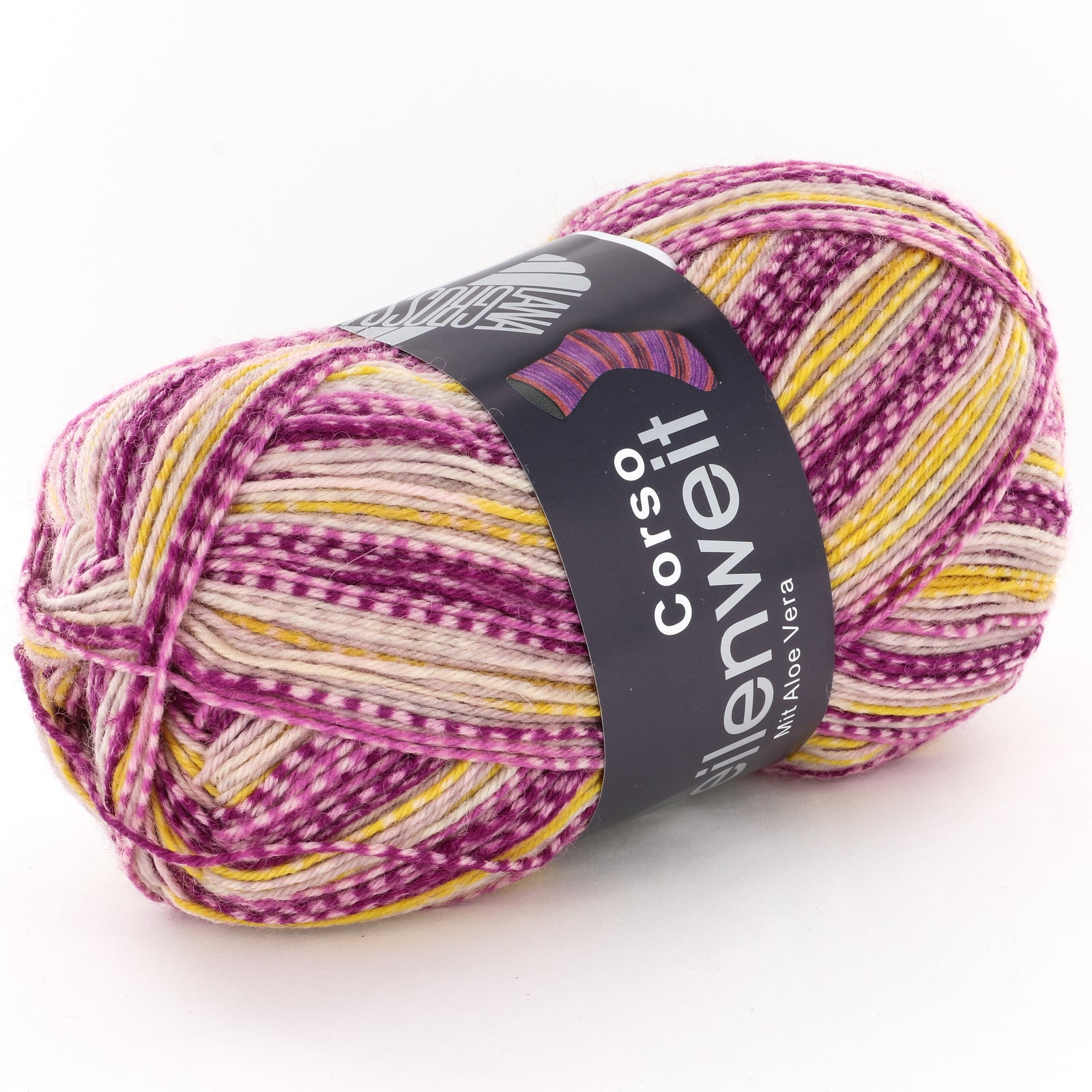 Lana Grossa Meilenweit 100 Corso Yarn - Wool 4 Ply