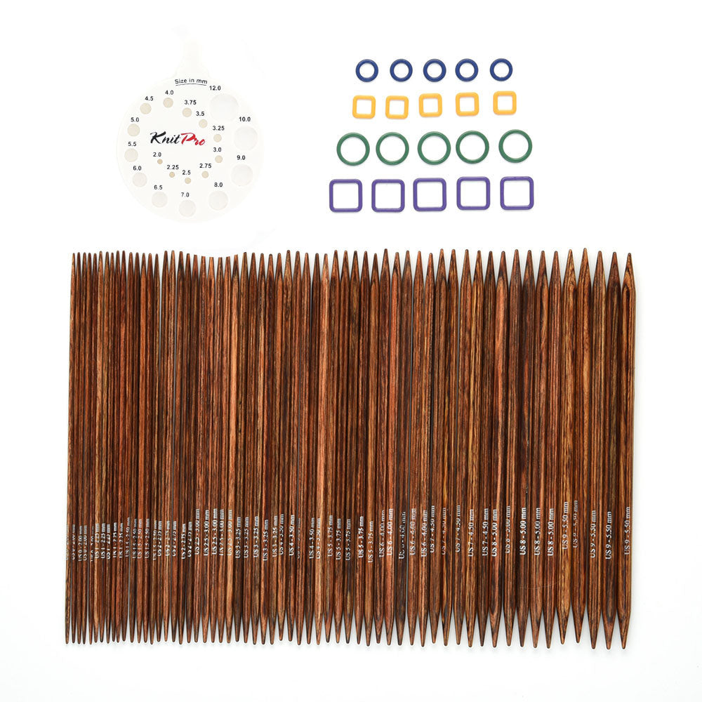 KnitPro Ginger 6in Double Pointed Needle Socks Kit