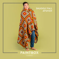 Paintbox Yarns Snuggly Fall Afghan Crochet Pattern