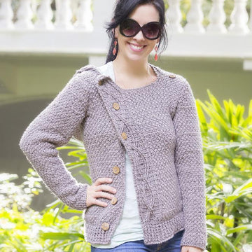 Cabled Jacket Chameleon Style
