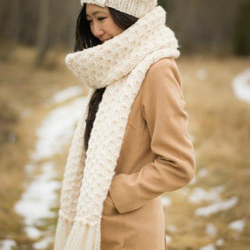 Chunky Dotty Beanies & Scarf