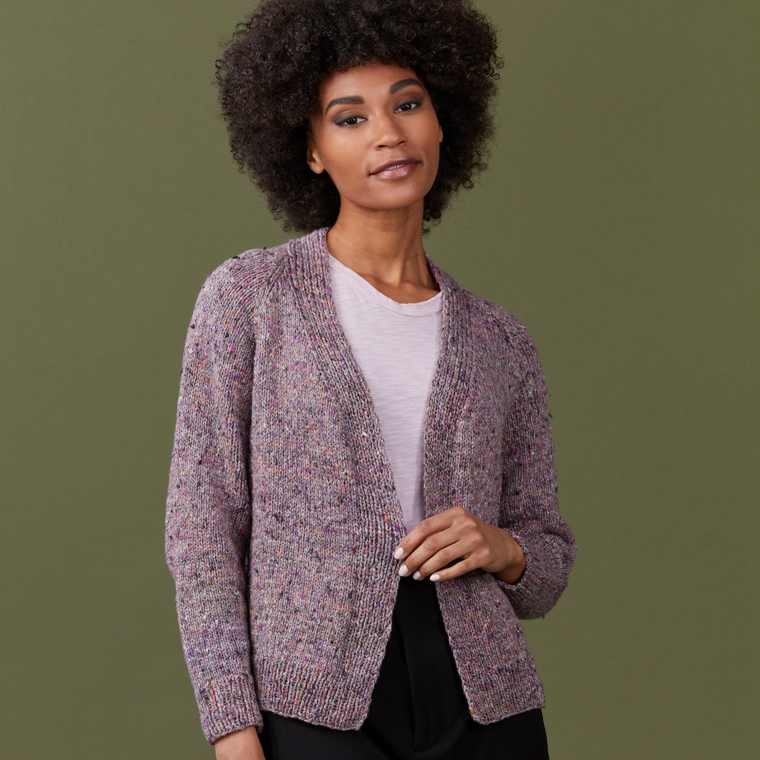 Stacy Charles Fine Yarns Jade Cardigan Knitting Pattern