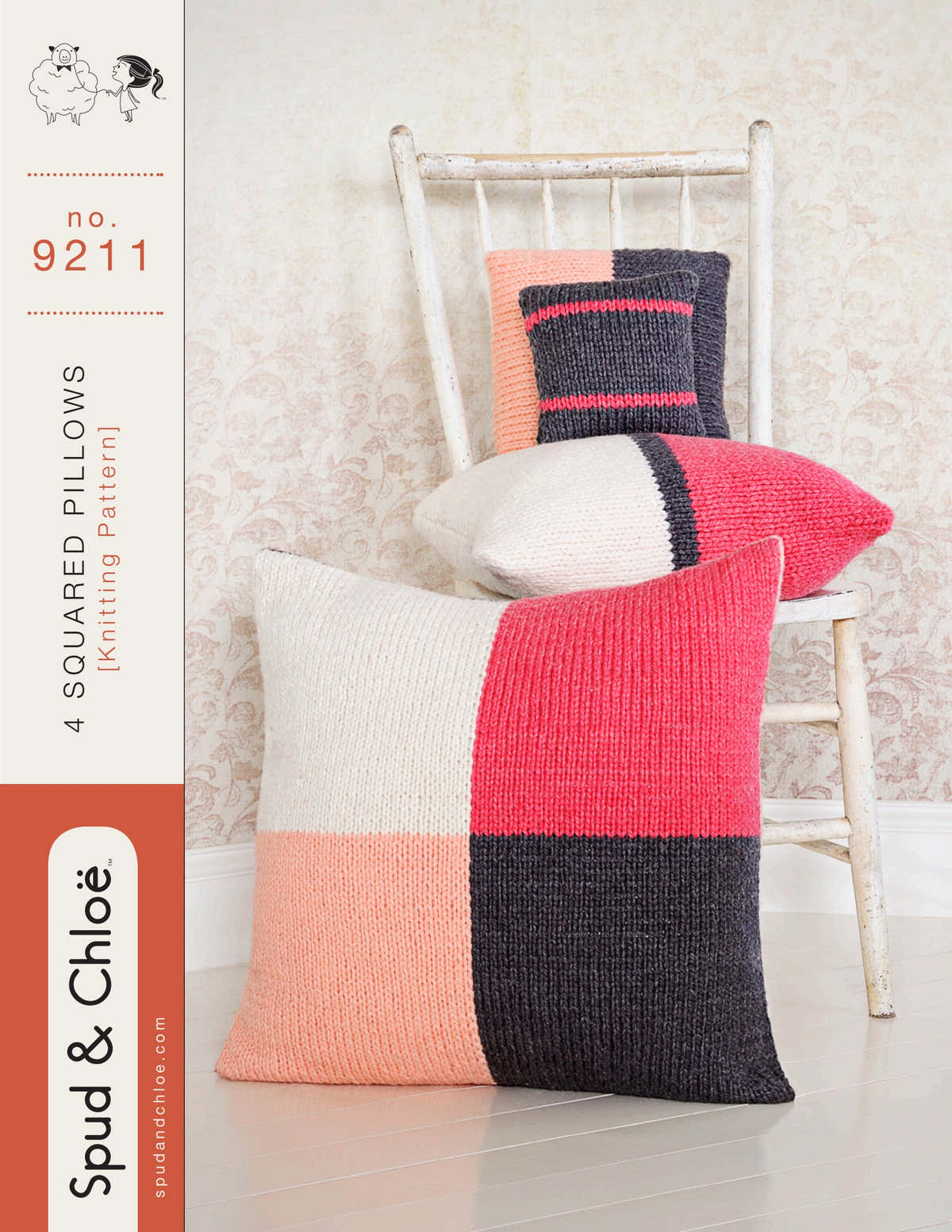 Squared Pillows Homeware Knitting Pattern