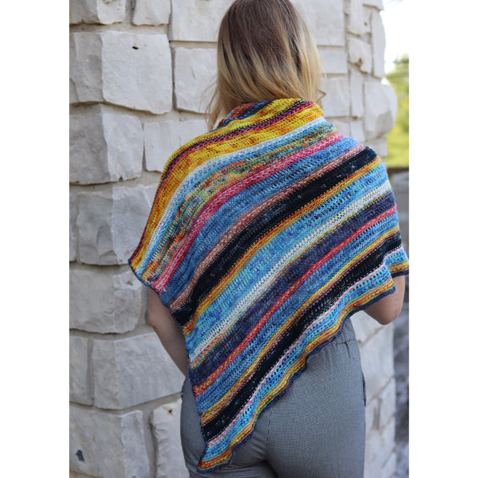 Koigu Muhu Shawl Wrap Knitting Pattern