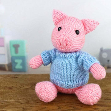 Deramores Pig Toy Knitting Pattern
