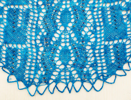 SweetGeorgia Alexandra Shawl Wrap Crochet Pattern