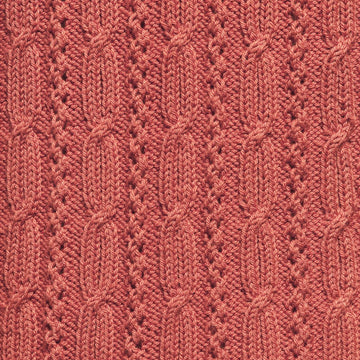 Cable and Openwork Vest - #179