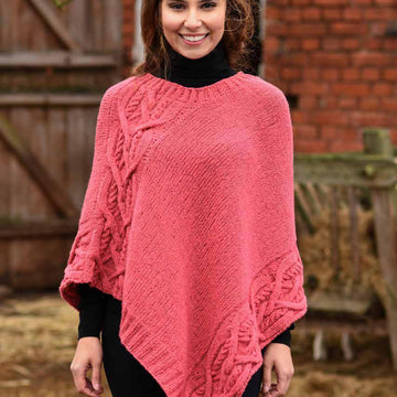 Wilhemina Poncho Cape Knitting Pattern