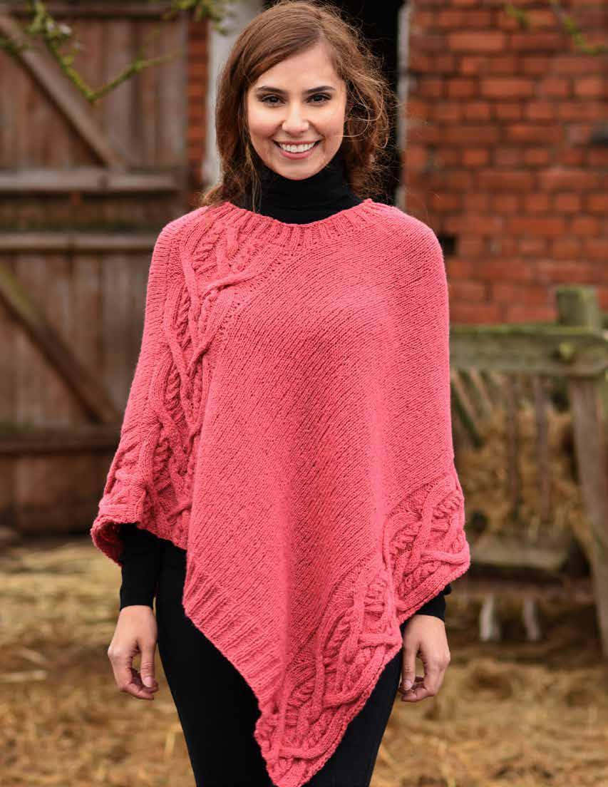 Wilhemina Poncho Cape Knitting Pattern