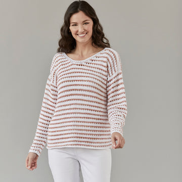 Tahki Yarns Poplar Pullover Knitting Pattern