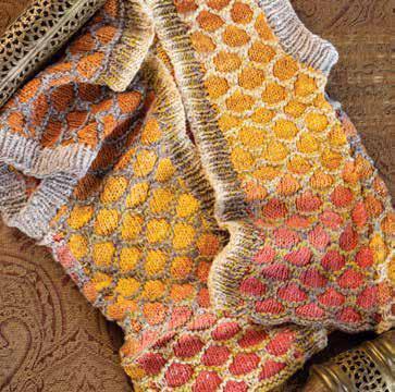 Honeycomb Vest Waistcoat Knitting Pattern